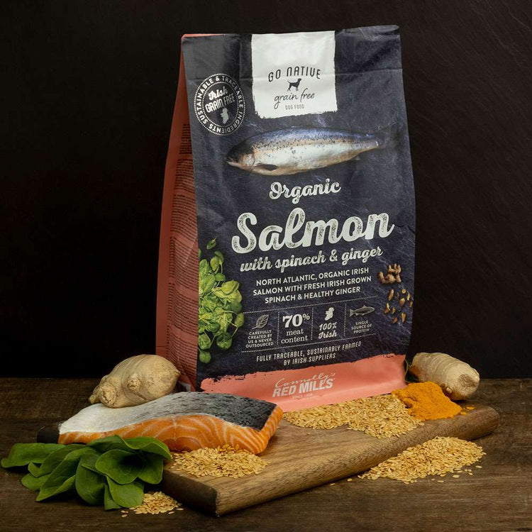 Go Native Salmon with Spinach & Ginger 800 gram